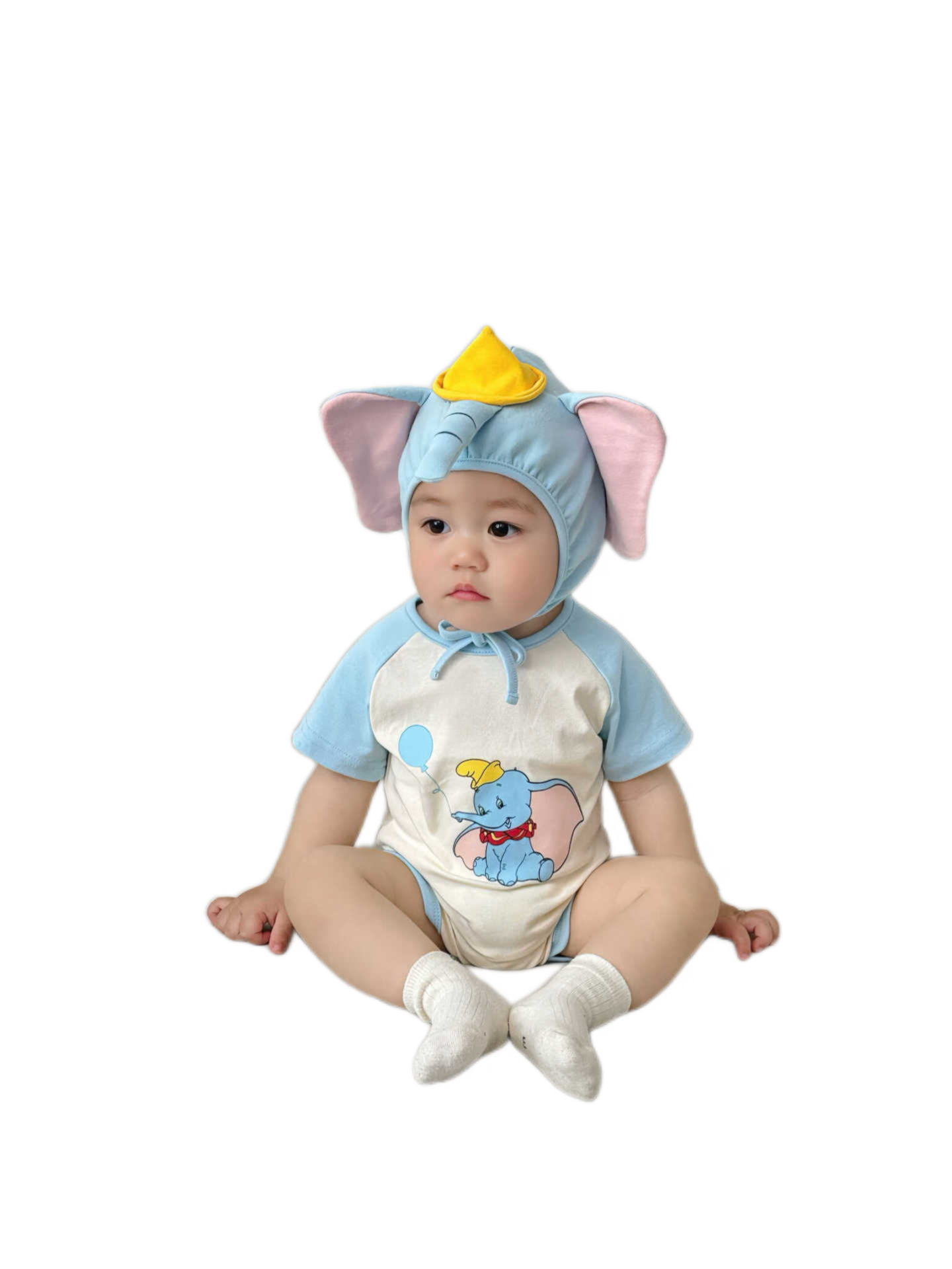 Baby Clothing Elephant - ثلاثية الأبعاد الفيل طباعة طقم قطعة