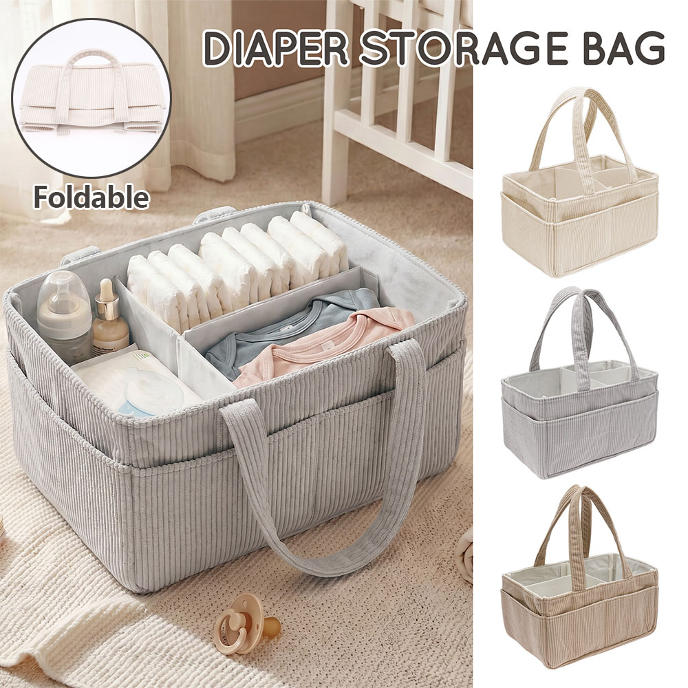 Baby Clothing Hamper - منظم حفاضات الأطفال المحمول، سلة تخزين