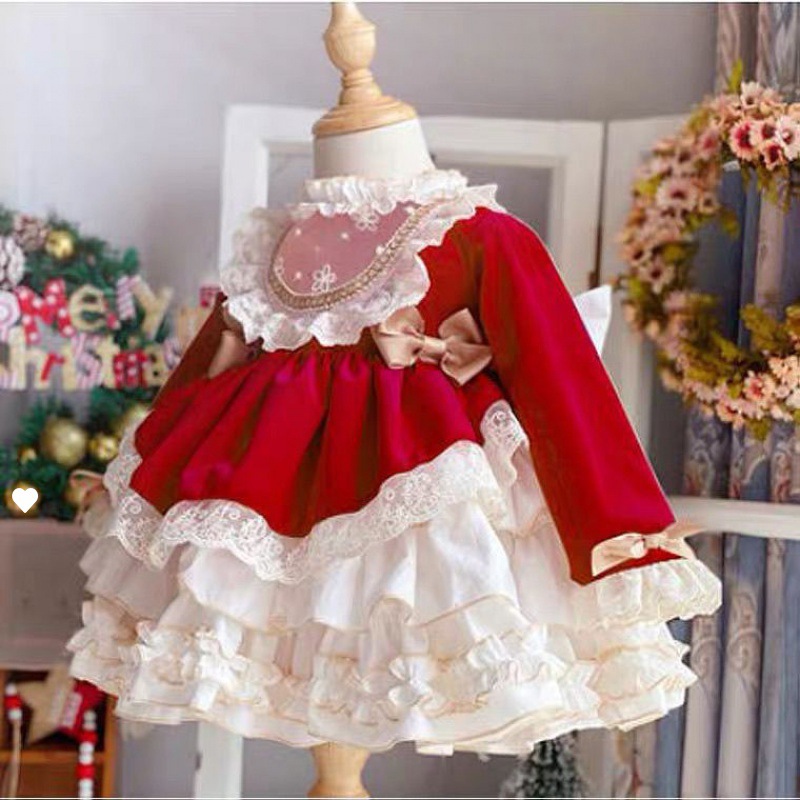 Baby Clothing Easter - فتاة طفل فستان الحفلات جديد الإسبانية
