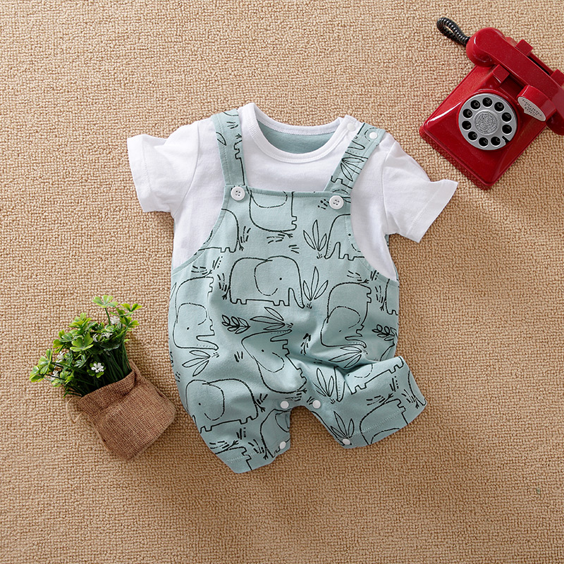 Baby Clothing Elephant - لطيف الحيوان الفيل 0-12 أشهر الوليد