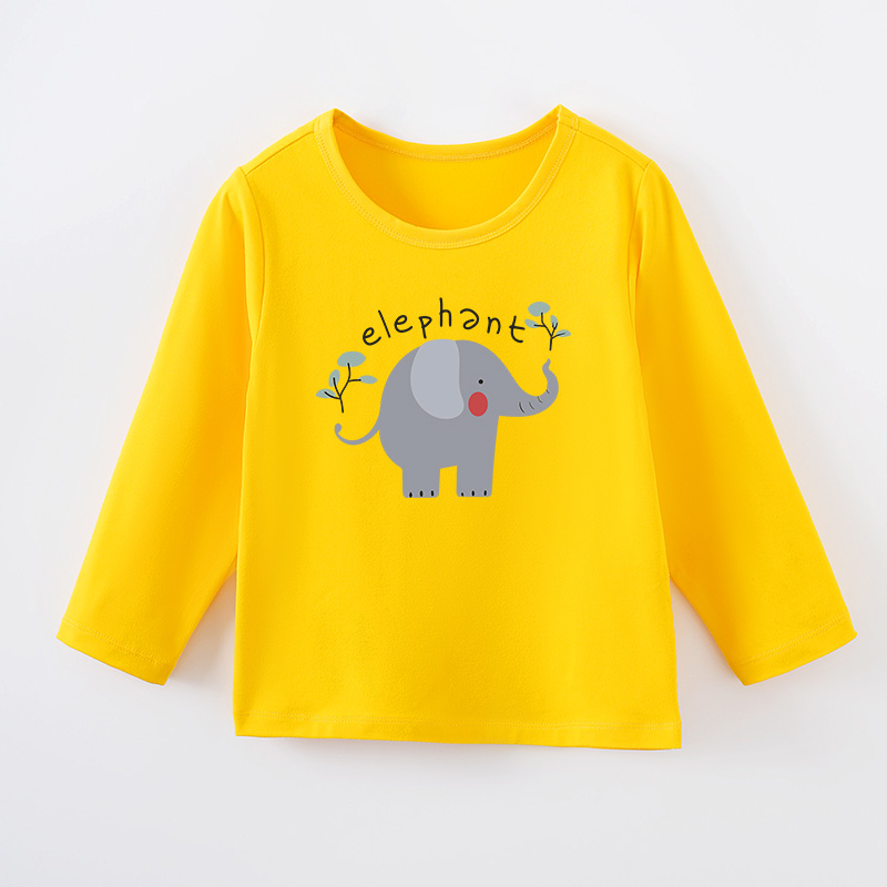 Baby Clothing Elephant - تي شيرت أطفال بأكمام طويلة كرتوني