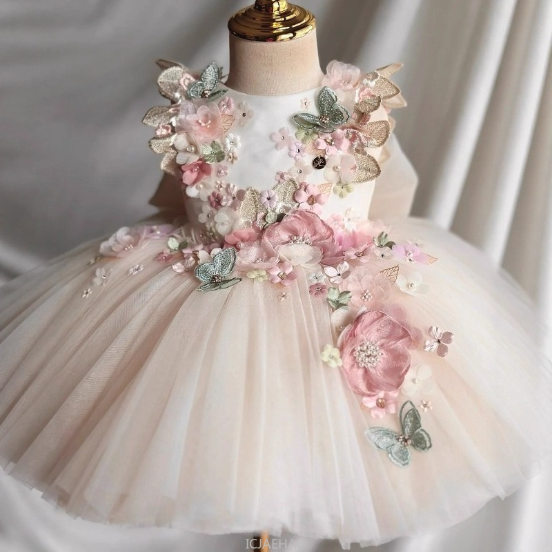 Baby Clothing For Summer - فستان زفاف صيفي للفتيات الصغيرات، فستان