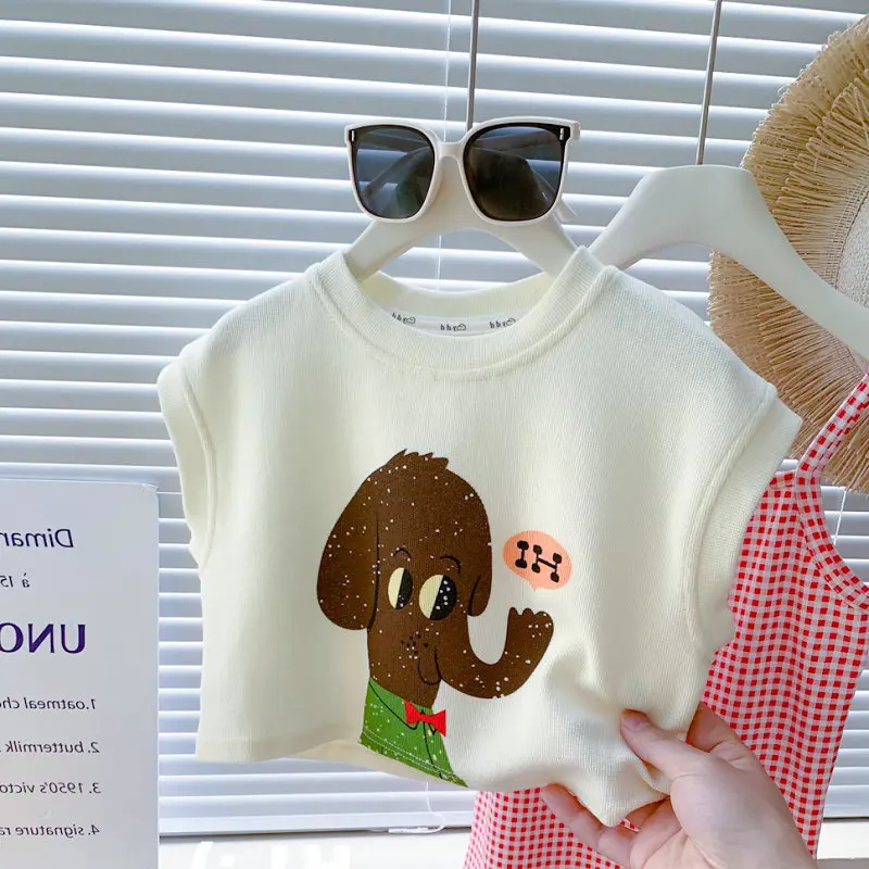 2025 صيف جديد نمط طفل الفتيات  - مراجعة Baby Clothing Elephant وسعره