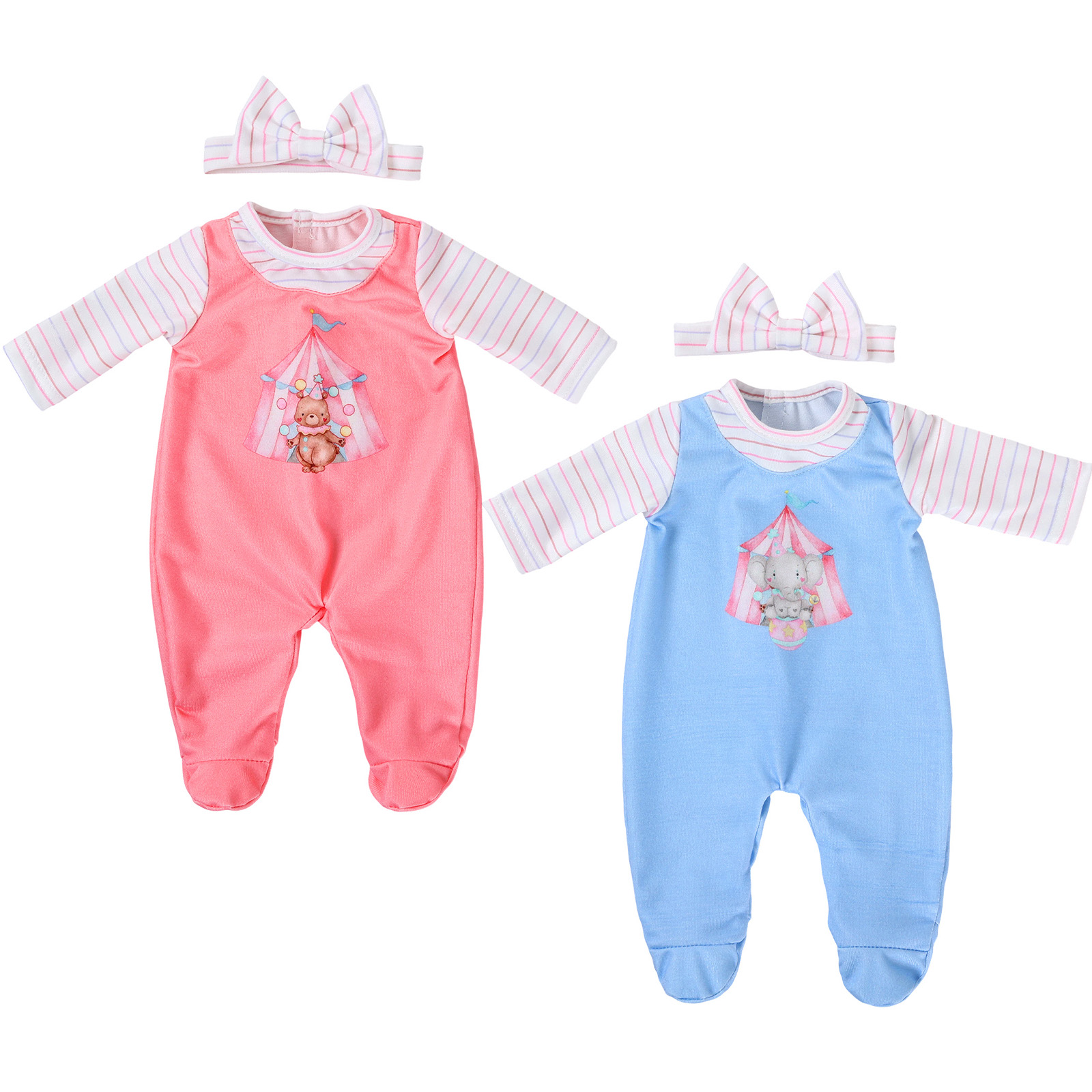 ملابس دمى للأطفال بحجم 16-18 ب - مراجعة Baby Clothing Gift Set وسعره