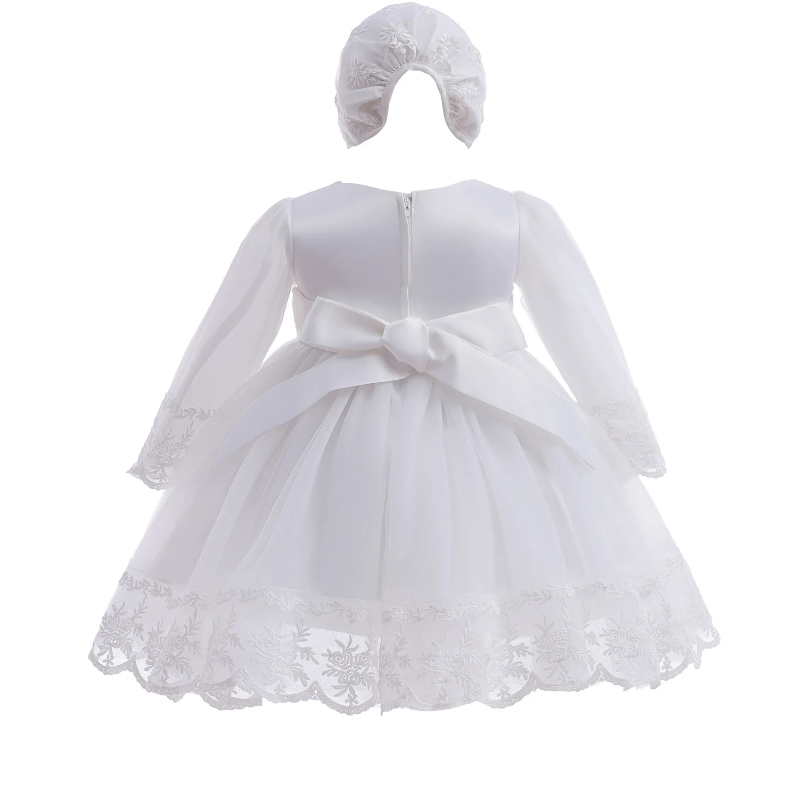 فستان للفتيات الصغيرات أبيض مط - مراجعة Baby Clothing Yarn وسعره