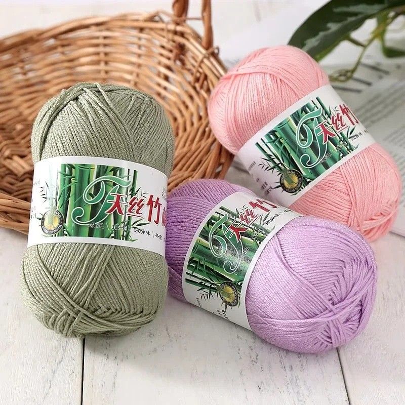 خيوط قطنية نقية من الفحم النبا - مراجعة Baby Clothing Yarn وسعره