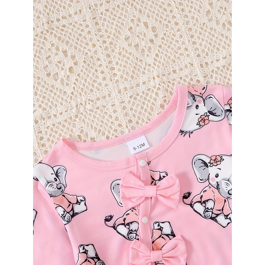 0-24 أشهر الوليد طفلة 2 قطعة م - مراجعة Baby Clothing Elephant وسعره
