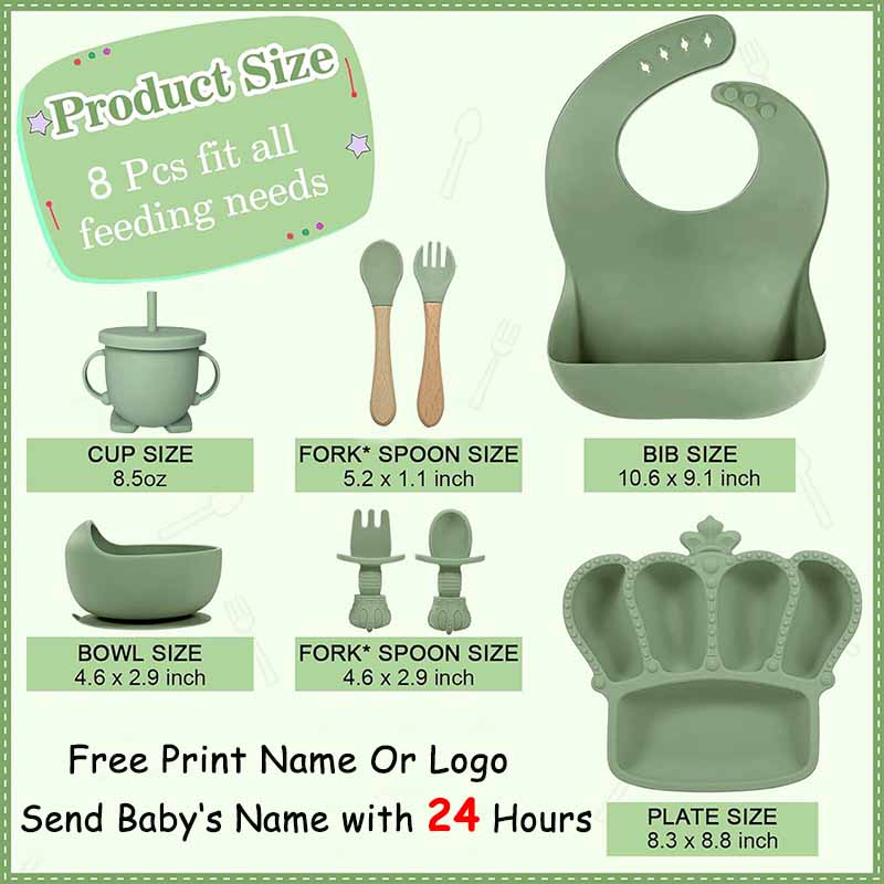 أدوات مائدة من السيليكون مع اس - مراجعة Baby Clothing Gift Set وسعره