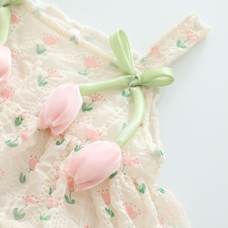 2026 رومبر بناتي صيفي بحمالات  - مراجعة Baby Clothing Online وسعره