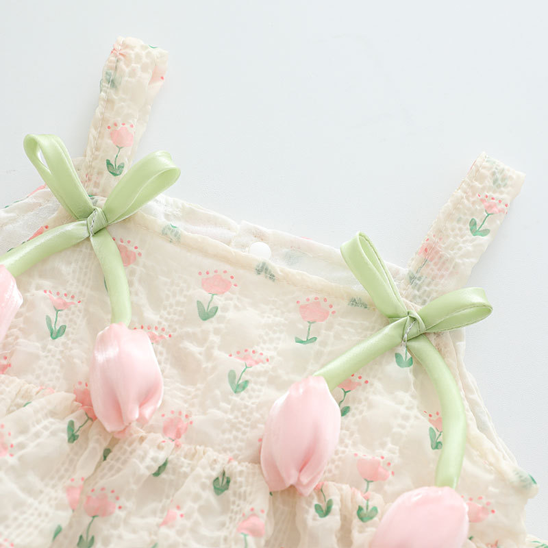 2026 رومبر بناتي صيفي بحمالات  - مراجعة Baby Clothing Online وسعره