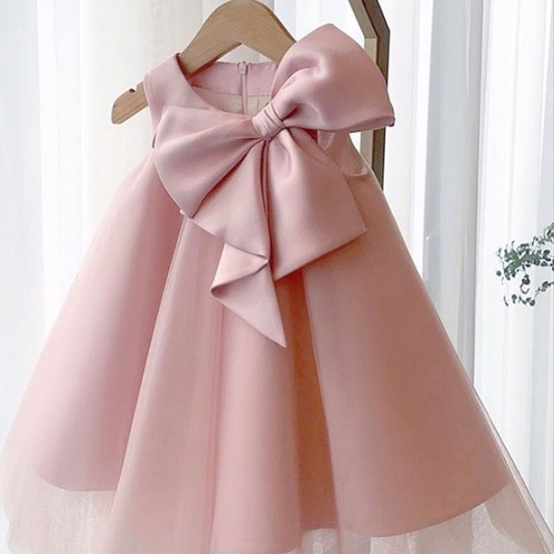 فستان بناتي صيفي بفيونكة كبيرة - مراجعة Baby Clothing For Summer وسعره
