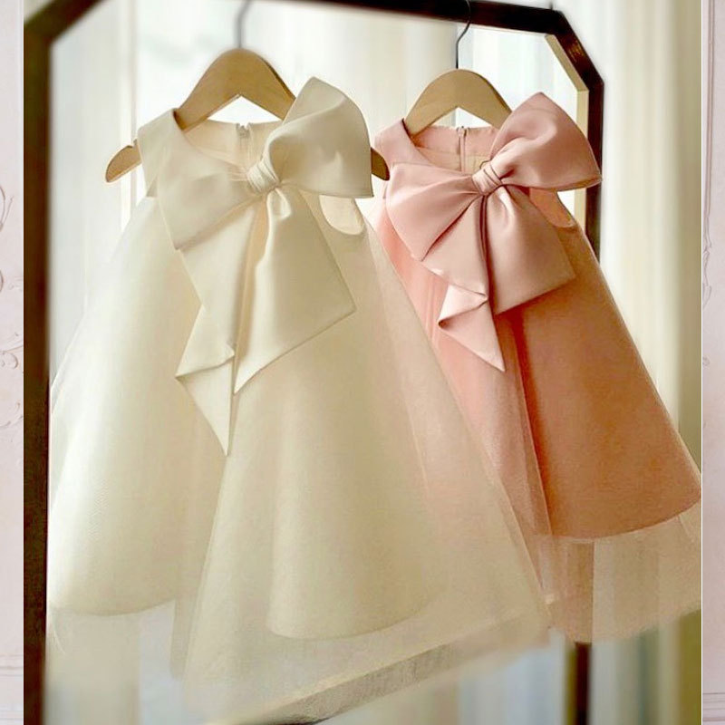 فستان بناتي صيفي بفيونكة كبيرة - مراجعة Baby Clothing For Summer وسعره