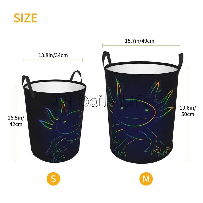 قوس قزح Axolotl سلة الغسيل طوي - مراجعة Baby Clothing Hamper وسعره