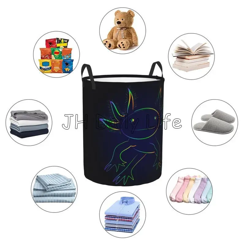 قوس قزح Axolotl سلة الغسيل طوي - مراجعة Baby Clothing Hamper وسعره