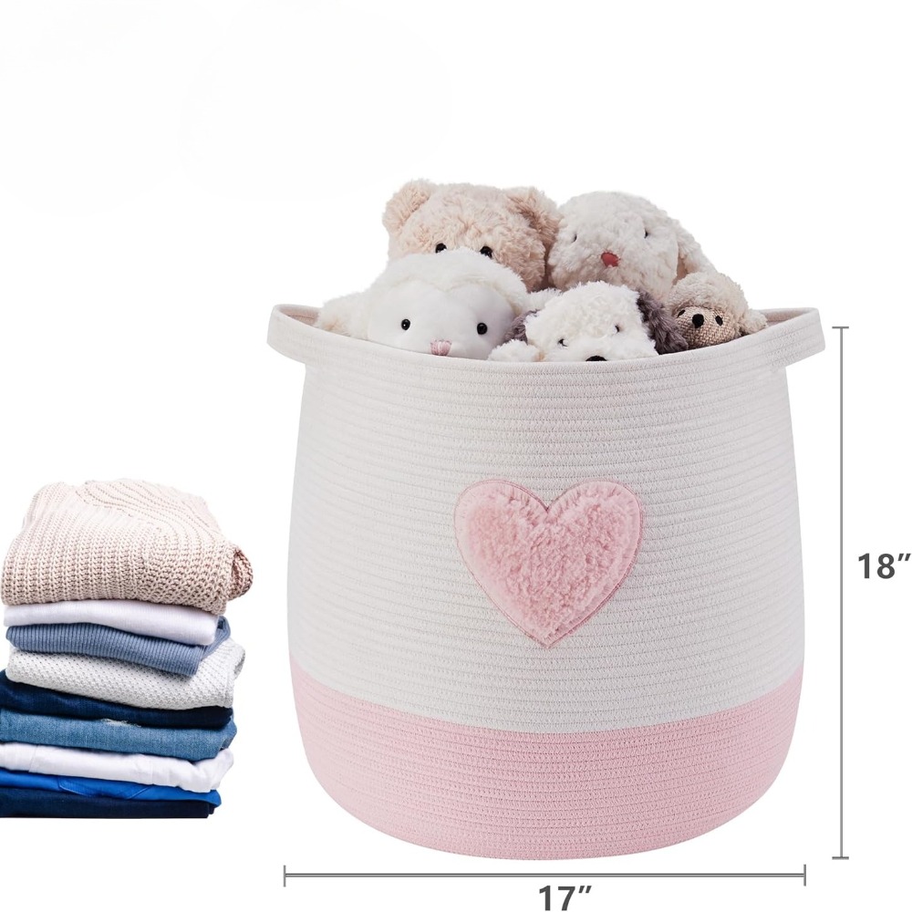 سلة الغسيل الوردية للأطفال الب - مراجعة Baby Clothing Hamper وسعره