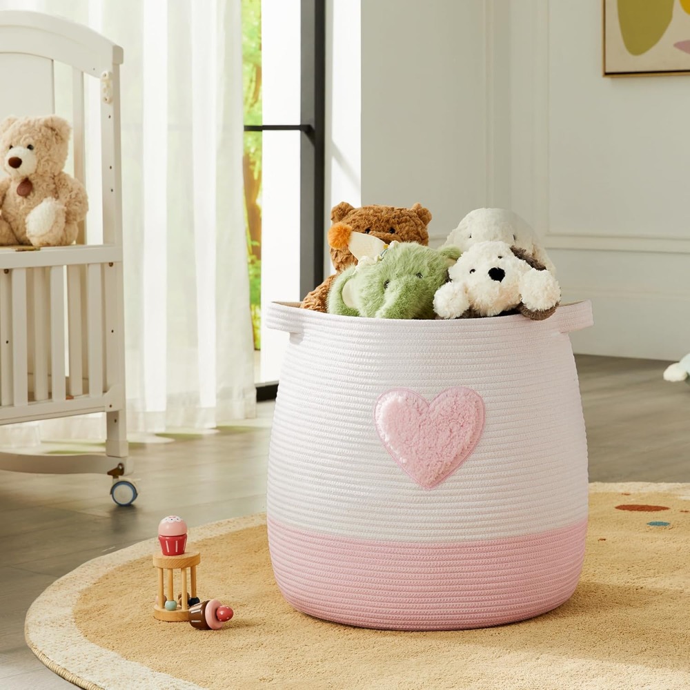 سلة الغسيل الوردية للأطفال الب - مراجعة Baby Clothing Hamper وسعره
