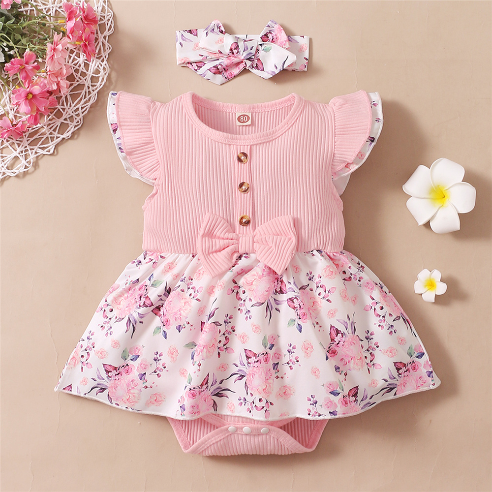 0-18 أشهر طفلة الأزهار رومبير  - مراجعة Baby Clothing Online وسعره